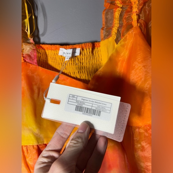 Endless Rose Organze Tie-dye Babydoll Dress Women’s Size Large - Picture 4 of 5